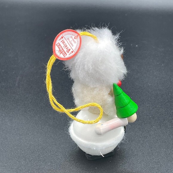 VINTAGE Steinbach Brafent Russian Wooden Santa w/ Tree Handmade in Germany - Picture 5 of 7